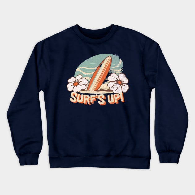 Surfs up Crewneck Sweatshirt by Winshop